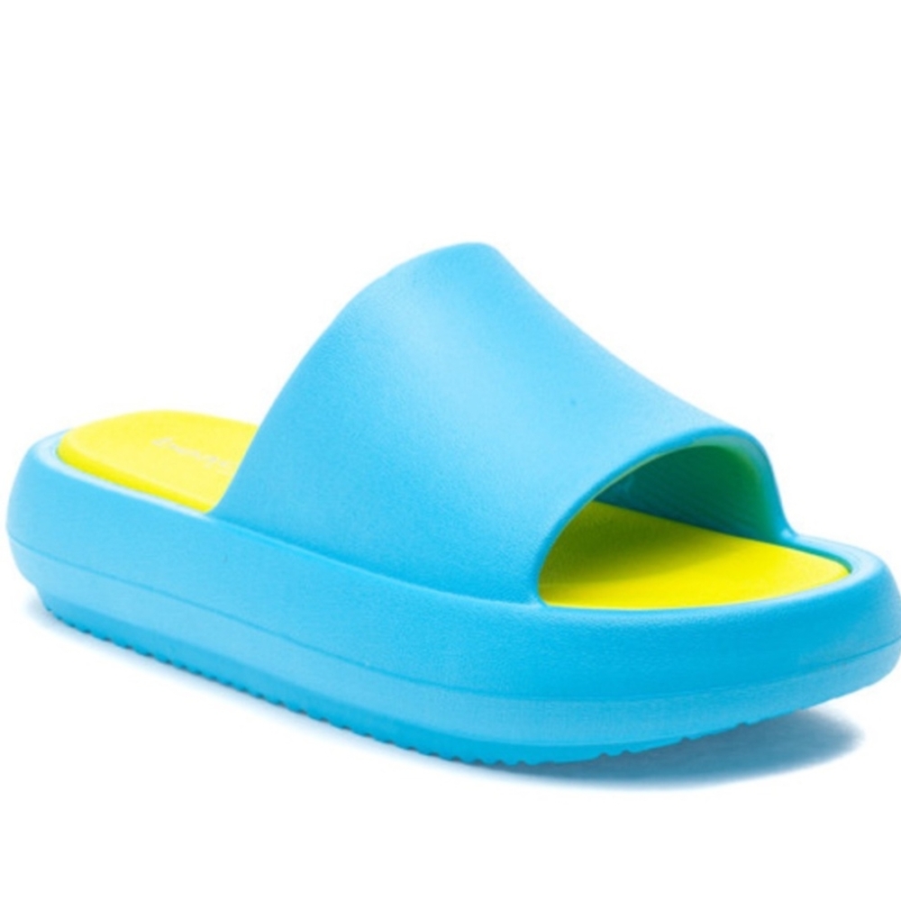 J SLIDES Yellow Turquoise - Picture 4 of 6
